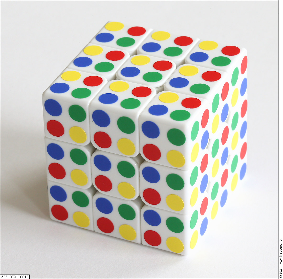 DIY Tartan Dots Cube