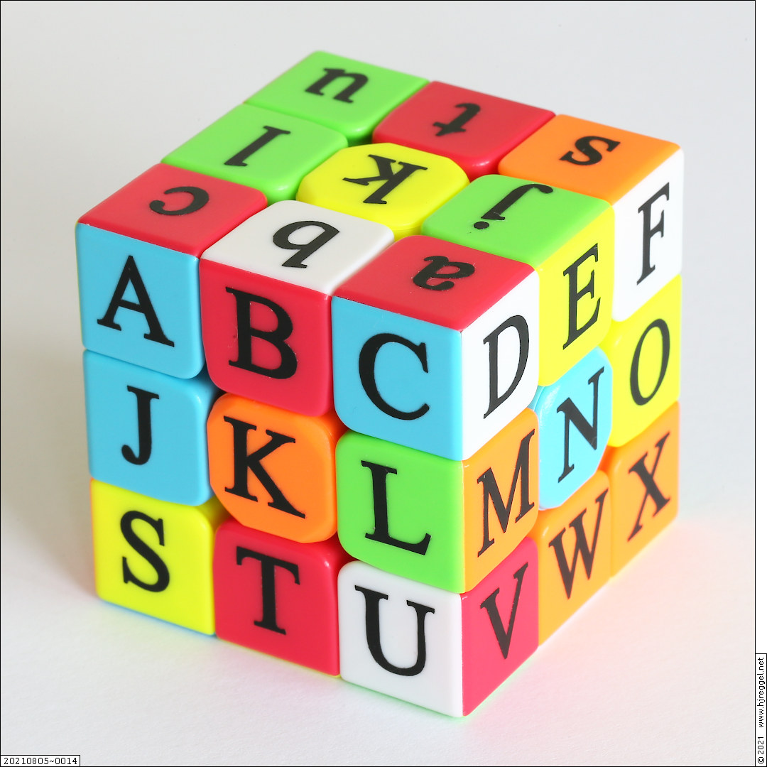 DIY Alphabet Cube